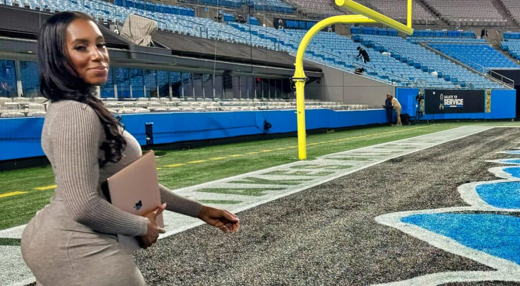 Sheena Quick on Panthers' field