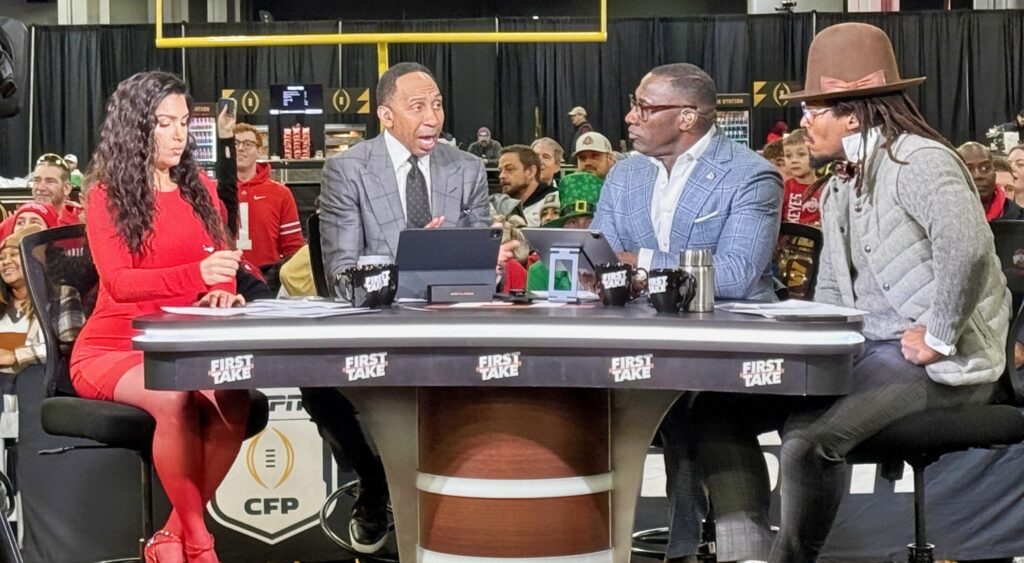 Stephen A. Smith and Shannon Sharpe