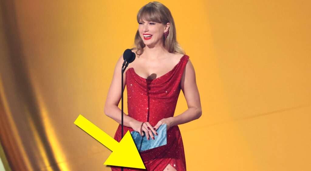 Taylor Swift at the Grammys.