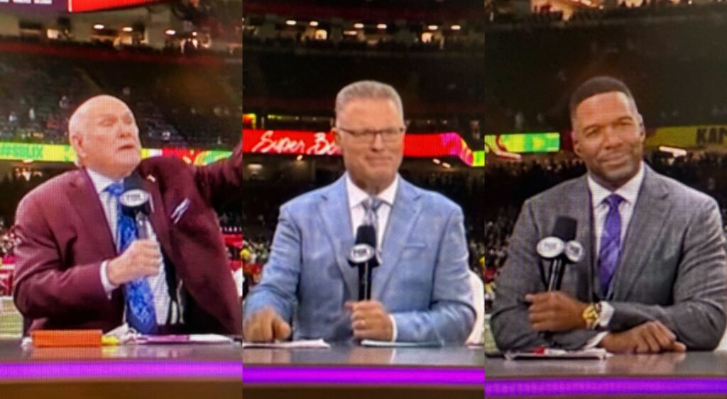 Terry Bradshaw, Howie Long and Michael Strahan