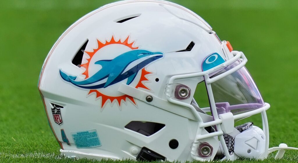 Miami Dolphins helmet