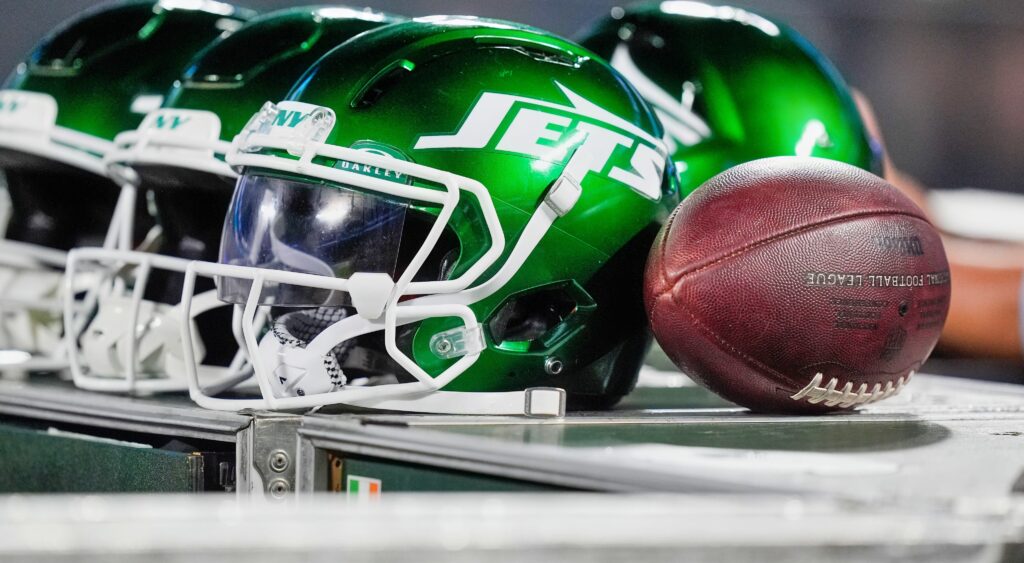 New York Jets helmets