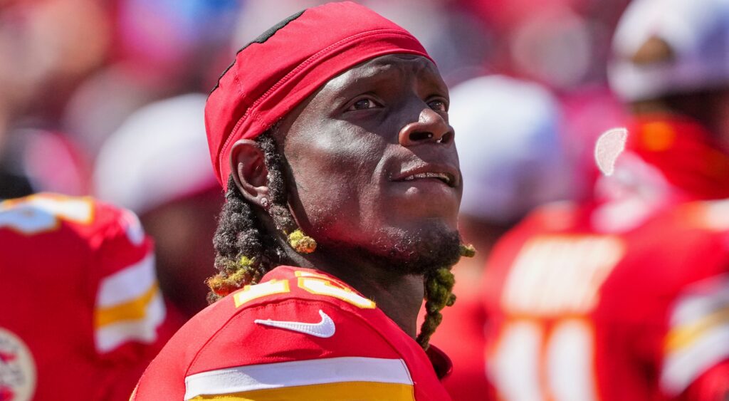 Kadarius Toney in Chiefs uniform