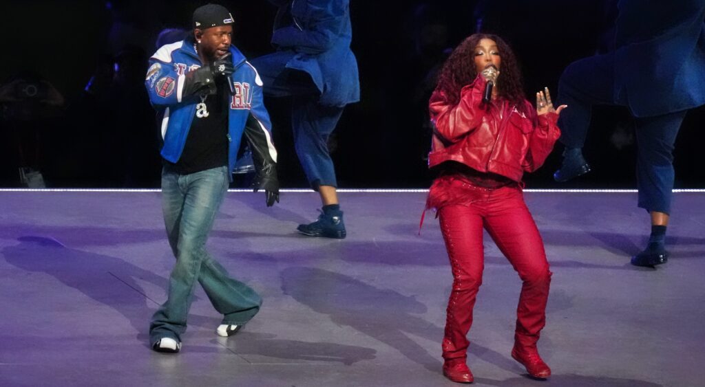 Kendrick Lamar with SZA