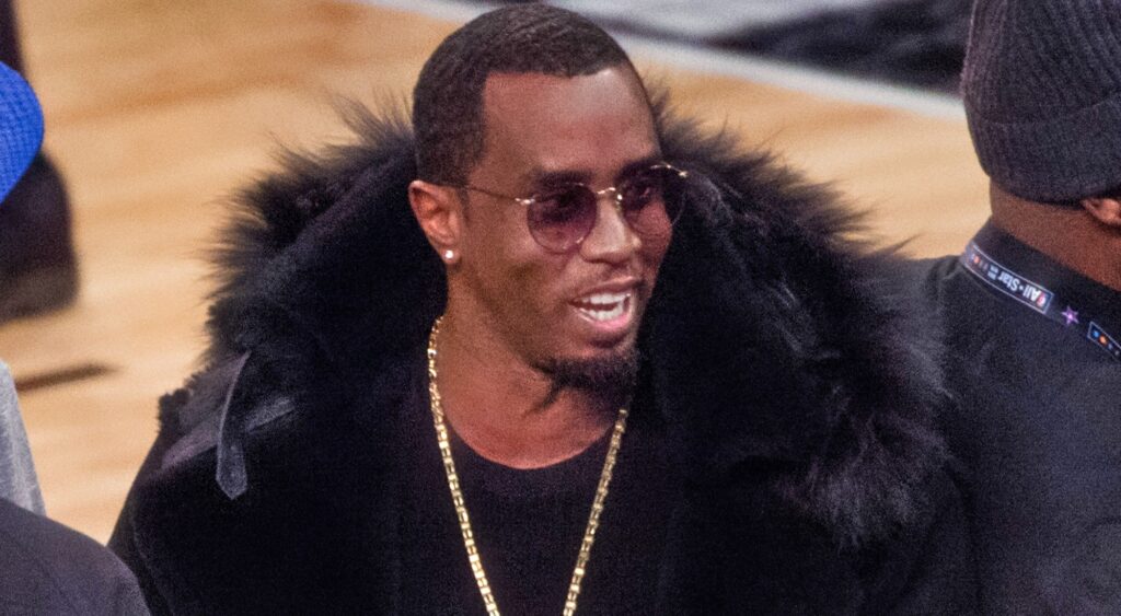 Diddy smiling