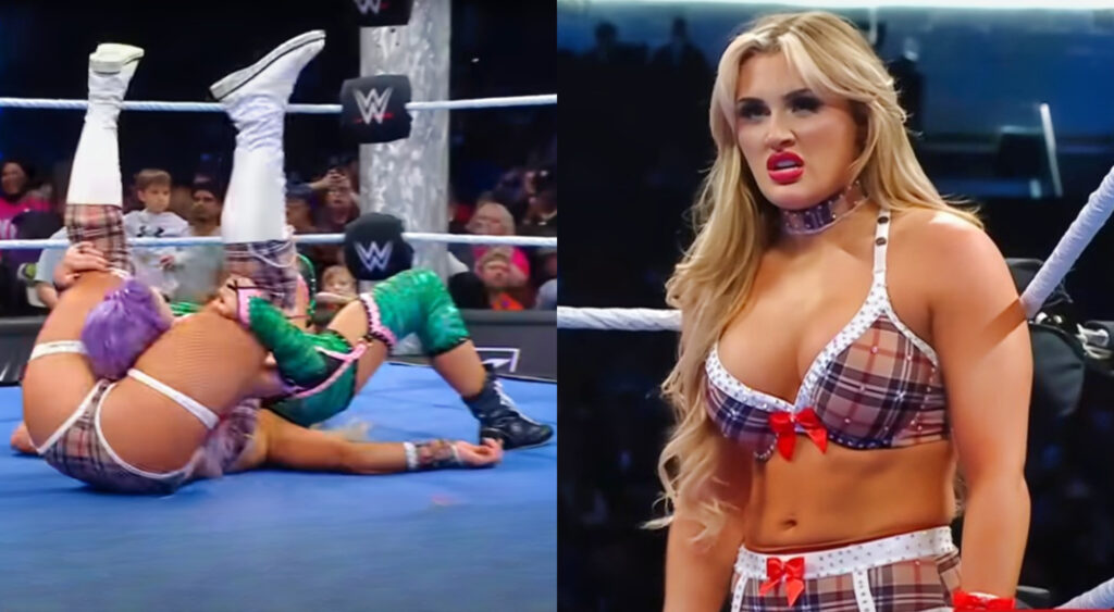 Tiffany Stratton Suffered Private Wardrobe Malfunction During Match With Candice LeRae