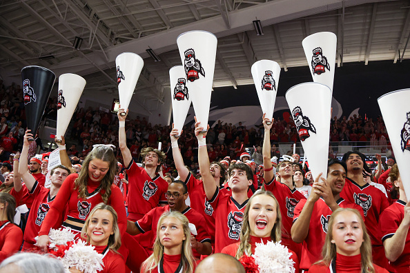 NC State fans at game vs Notre Dame