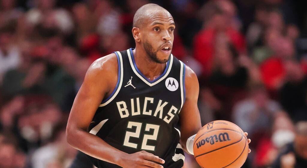 The Bucks are actively negotiating with the Wizards to trade Khris Middleton in exchange for Kyle Kuzma