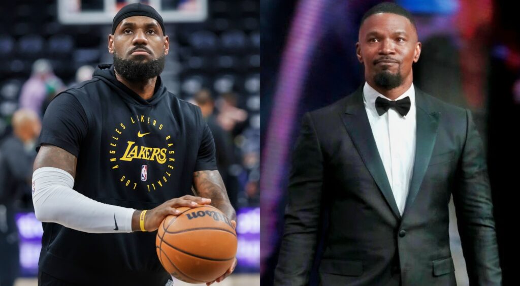 Jamie Foxx addresses the critics of LeBron James