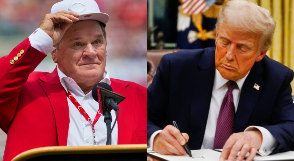 President Donald Trump Announces Complete Pardon For Baseball Legend Pete Rose