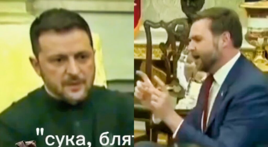 Volodymyr Zelenskyy and JD Vance