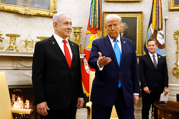 Donald Trump and Benjamin Netanyahu